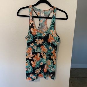 Victoria’s Secret PINK Hawaiian Print Racerback Tank Top